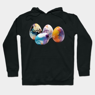 Easter painted eggs Hoodie